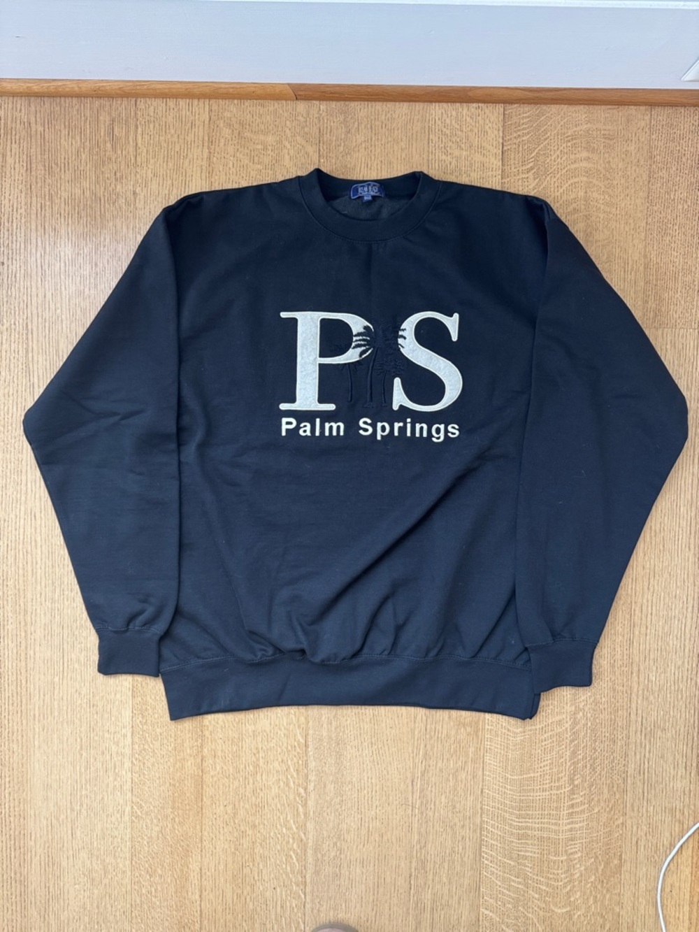 Black Logo Crew Sweatshirt